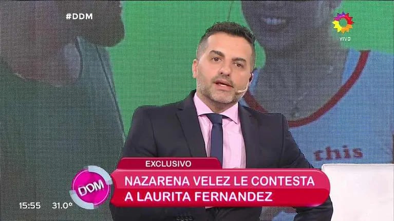 Laurita Fernández le respondió al "ninguneo" de Nazarena Vélez en pleno vivo