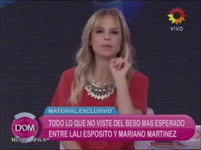 El detrás de escena del beso de Lali Espósito y Mariano Martínez en Esperanza Mía