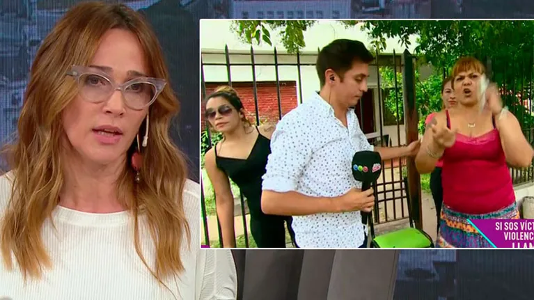 Pasó en vivo: Verónica Lozano levantó un móvil con una víctima de violación, ante el violento ingreso de la madre de un acusado