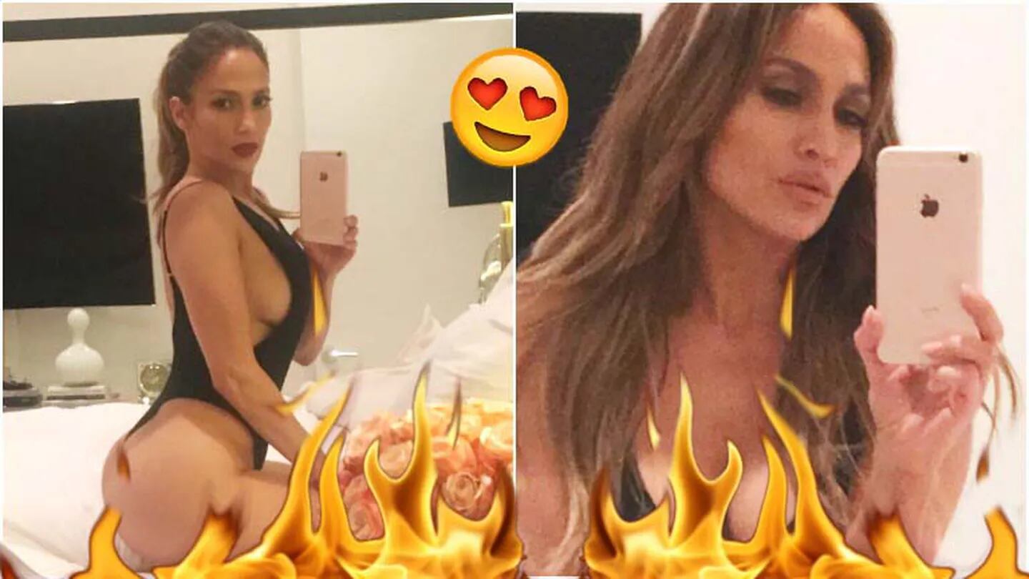 Jennifer Lopez calentó Instagram con una foto súper hot en malla cavada (Fotos: Instagram)