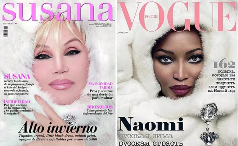 Revista Susana y Vogue de diciembre de 2008 (Fuente:Web)