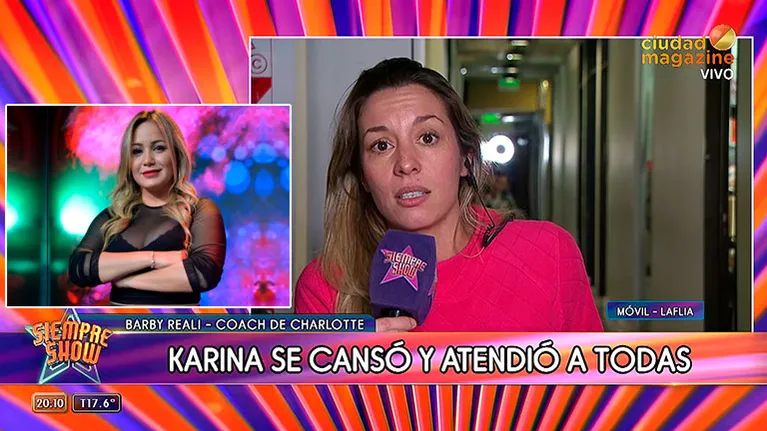 Barby Reali reveló cómo fue su charla con Karina la Princesita tras el cruce en el Súper Bailando