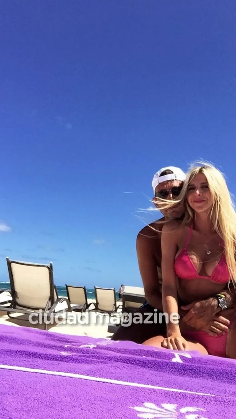 Las fotos de las vacaciones del escribano de ShowMatch con su joven novia en Punta Cana: "Qué bien se vive en el Caribe"