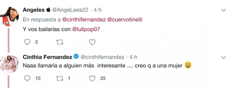 La original ¡y picante! propuesta de Cinthia Fernández a Marcelo Tinelli para el Súper Bailando: "¿Qué opina, jefe?"