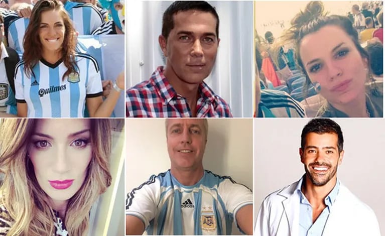 Famosos: promesas y cábalas para que Argentina sea campeón Mundial (Fotos: Twitter)