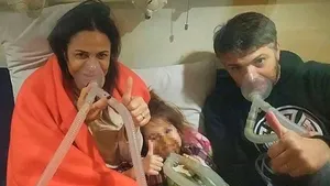 María Fernanda Callejón fue dada de alta junto a su familia