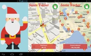 Seguí el recorrido de Papá Noel con Santa Tracker. (Imagen: web)