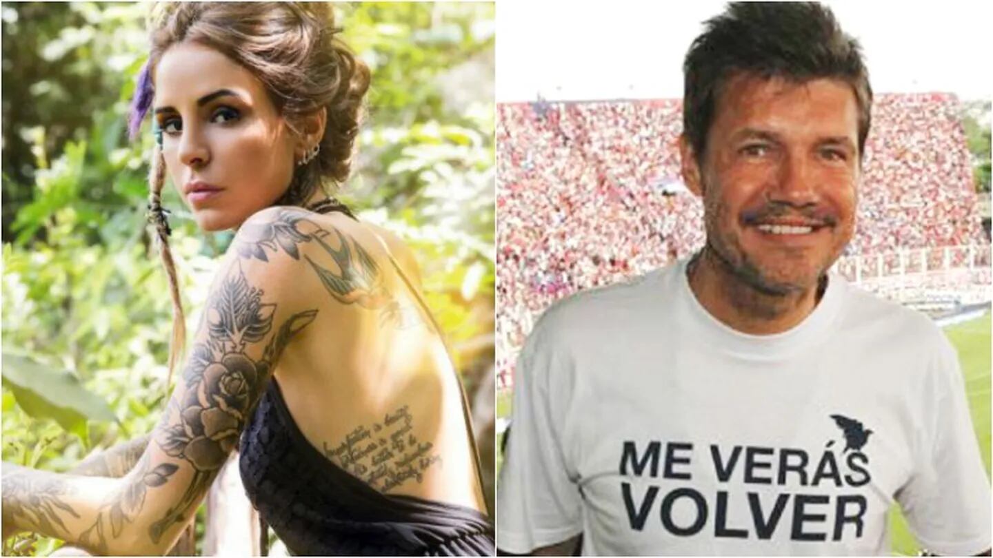 Cande y Marcelo Tinelli.