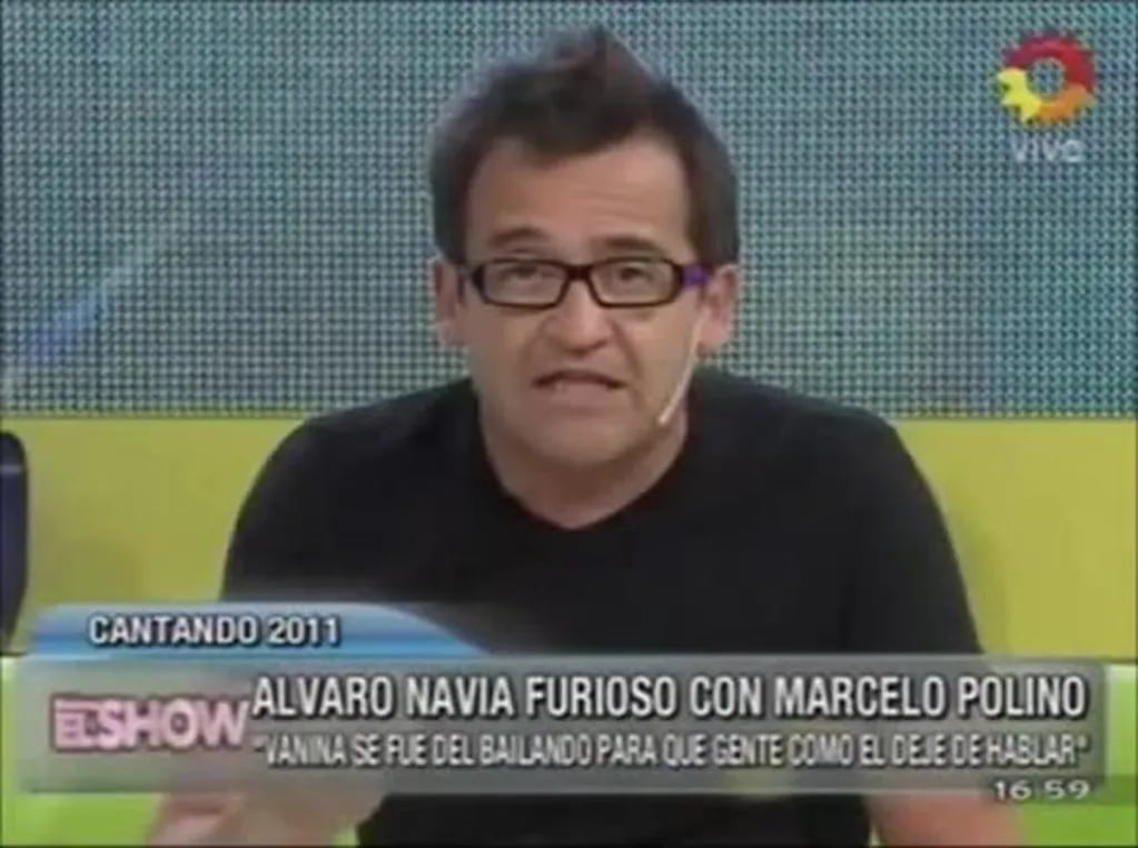 Alvaro Navia desencajado, aniquiló a Marcelo Polino