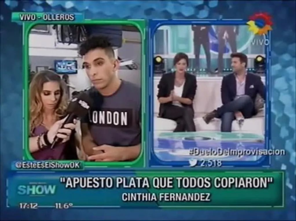 Escandalosa pelea de Cinthia Fernández con José María Listorti en Este es el Show