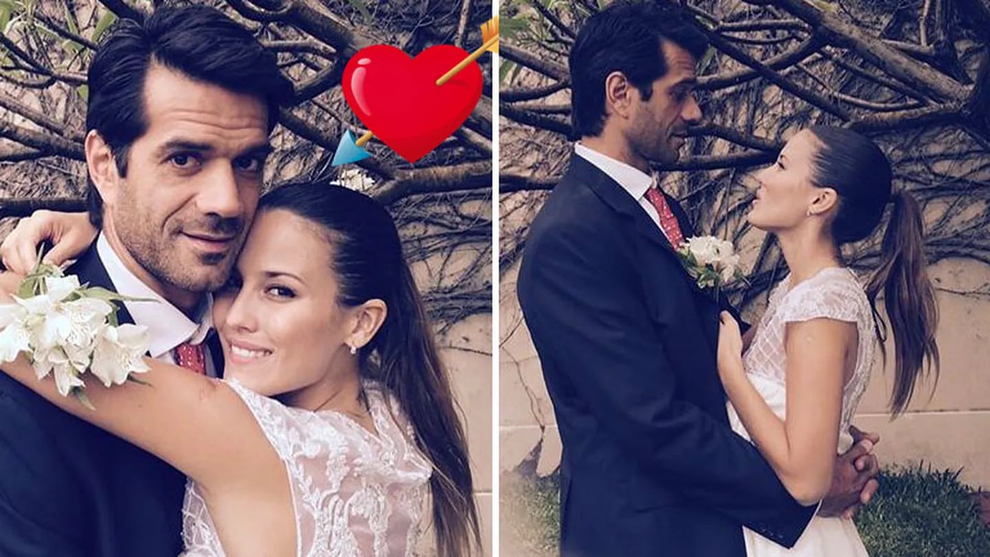 Luli Fernández y Cristian Cuneo Libarona festejaron su tercer aniversario de casados. (Foto: Instagram)