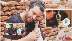 Nazareno Casero, loco de amor por sus perros Yeso y Rulo: "Que no se entere mi familia, pero a ellos dos..."
