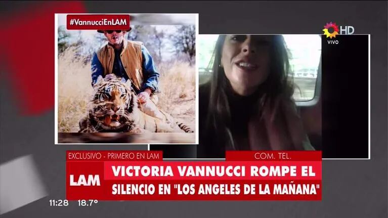 Victoria Vannucci apuntó contra Juana y Nacho Viale: "Son unos hipócritas; hay una foto de ellos, a los 15 años, con un rifle y un animal en el campo"
