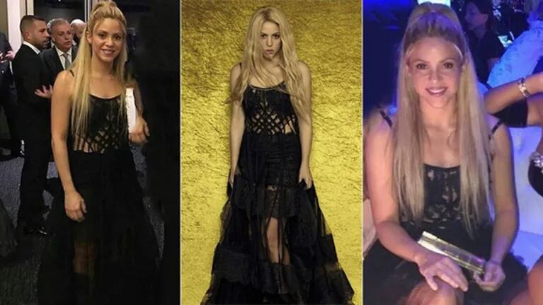 ¡Repitió el vestido! El comentado look de Shakira en el casamiento de Lionel Messi y Antonela Roccuzzo