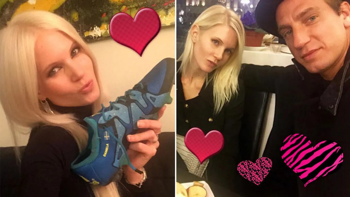 El tierno gesto romántico de Maxi López con su novia sueca. (Foto: Instagram)