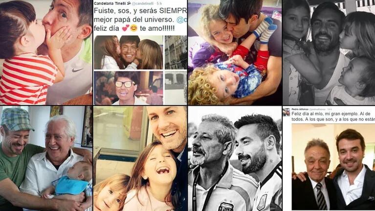 Las celebrities festejaron el Día del Padre en todo el mundo. (Foto: Instagram)