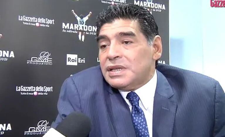 Diego Maradona hbaló de las drogas en Italia. (Foto: Gazzetta dello Sport)