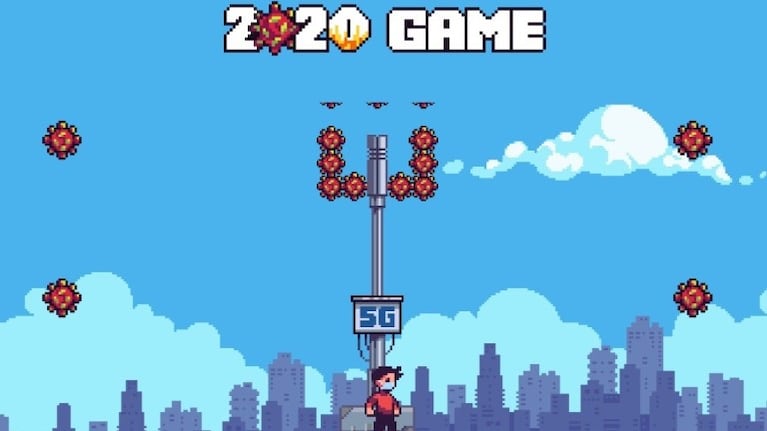 ´2020 Game´, el juego gratuito para moverse a golpe de teclado por lo mejor y lo peor del año. Foto:DPA.