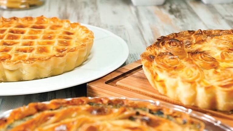 3 opciones de tartas saladas: recetas fáciles