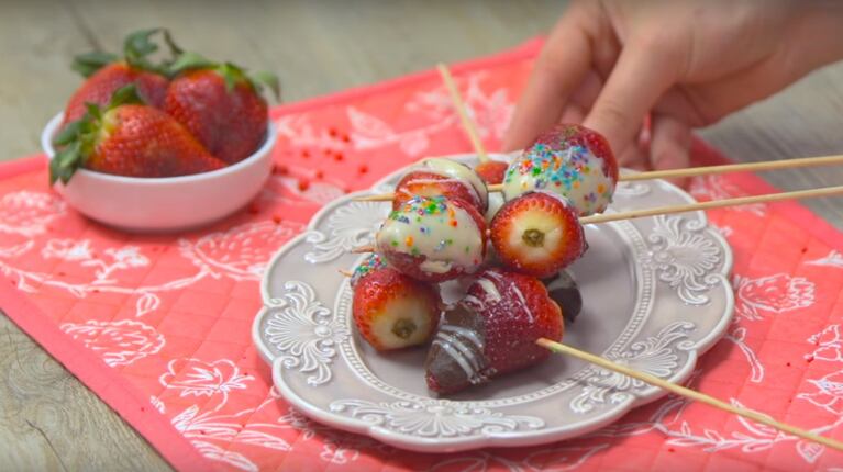 3 recetas simples de postres con frutillas 
