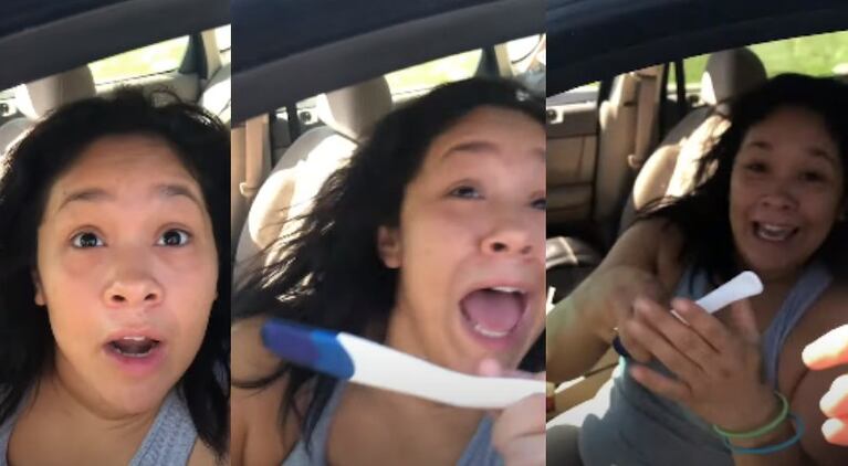 4,9 millones de usuarios de TikTok han visto la reacción de esta mujer al enterarse de que va a ser tía