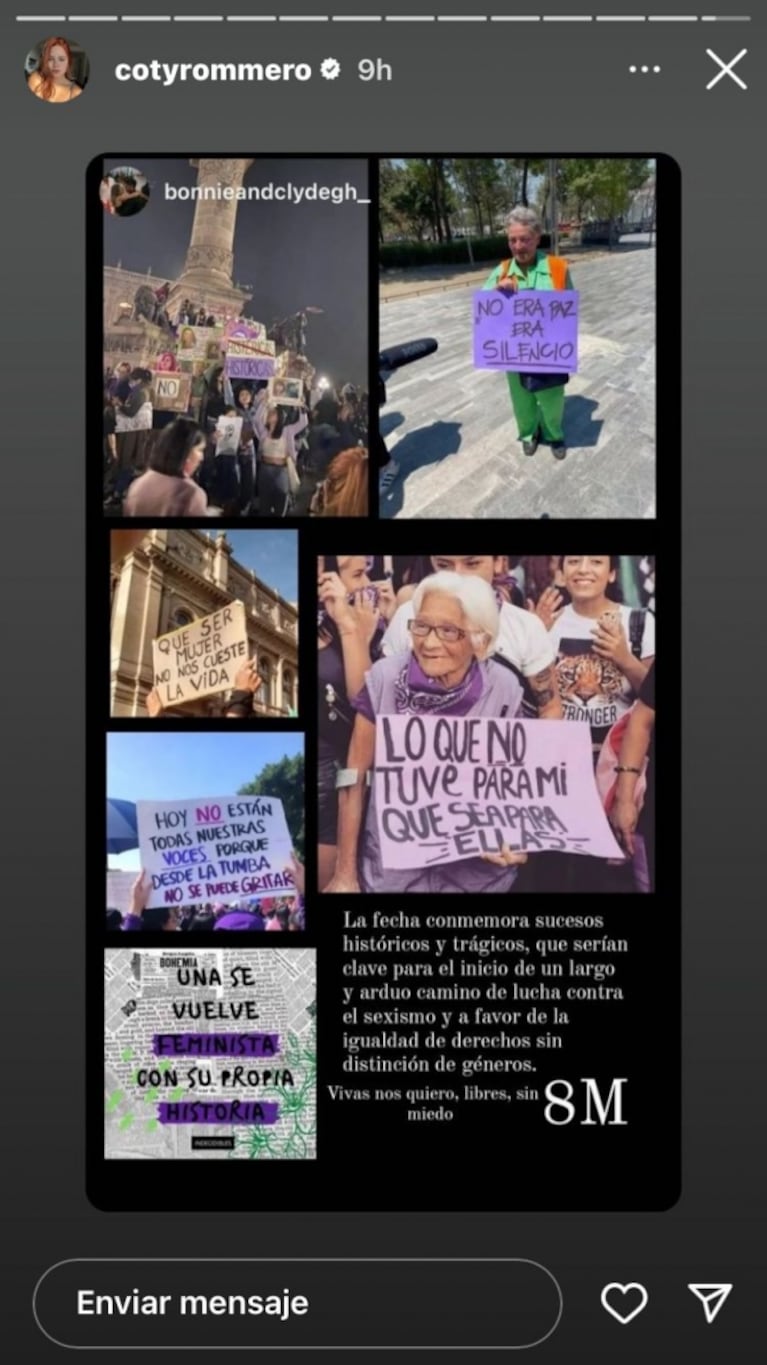 8M: los mensajes de las famosas por el Día Internacional de la Mujer en redes