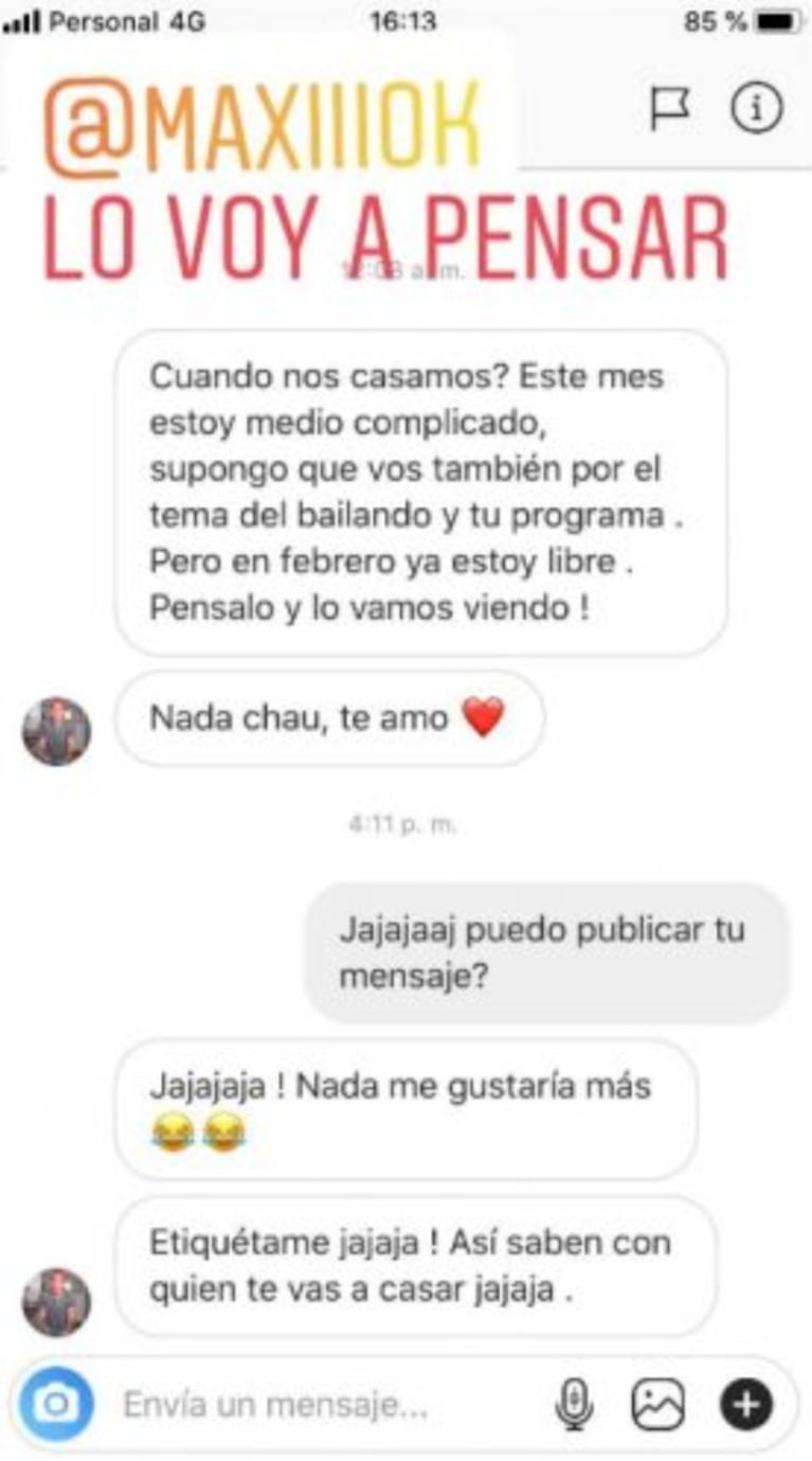 A Ángel de Brito le hicieron una sorpresiva e insólita propuesta de casamiento: "Lo voy a pensar"