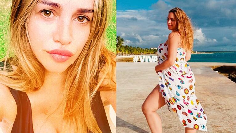 A Belén se le rompió el vestido ¡y no se había dado cuenta!