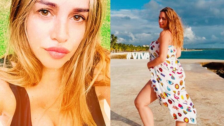 A Belén se le rompió el vestido ¡y no se había dado cuenta!
