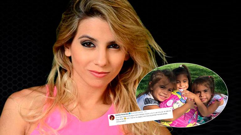 A Cinthia Fernández un reclamo de su hija le arruinó el día