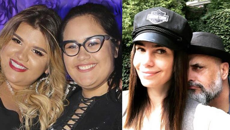 A diferencia de More, Rochi demostró que con Jorge y Romi está todo bien.