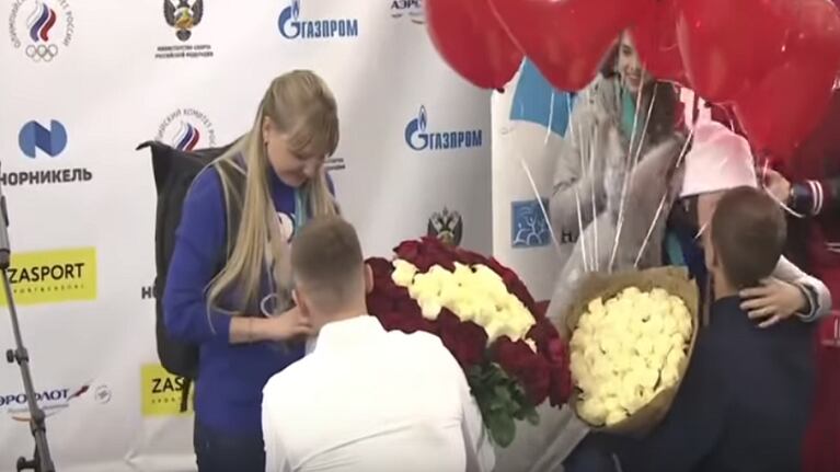 A dos atletas rusas les pidieron matrimonio tras llegar de Pyeongchang 2018