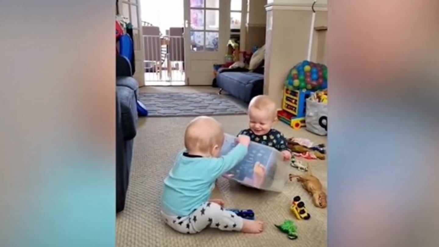 A estos dos hermanos les gusta hacer bromas entre ellos y provocar el caos en su casa