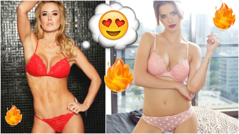 A Jésica Cirio le gustaría conquistar a la China Suárez si fuera hombre? (Fotos: Web)