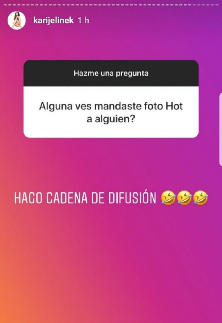 A Karina Jelinek le hicieron la pregunta más zafada ¡y sorprendió con la respuesta!: "Las dos si te alcanza"