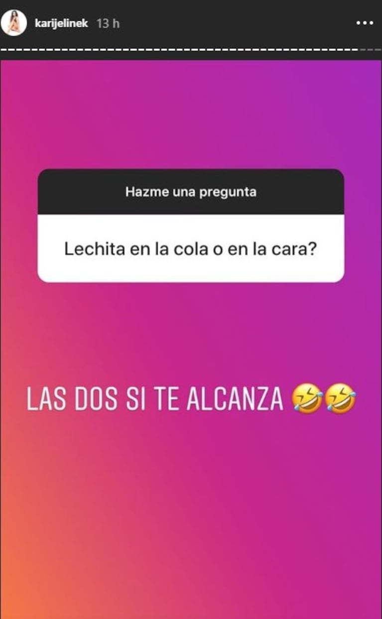 A Karina Jelinek le hicieron la pregunta más zafada ¡y sorprendió con la respuesta!: "Las dos si te alcanza"