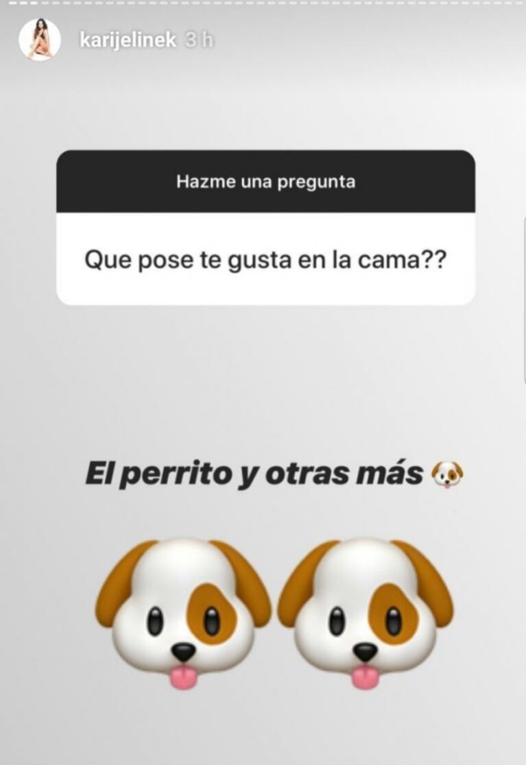 A Karina Jelinek le hicieron la pregunta más zafada ¡y sorprendió con la respuesta!: "Las dos si te alcanza"