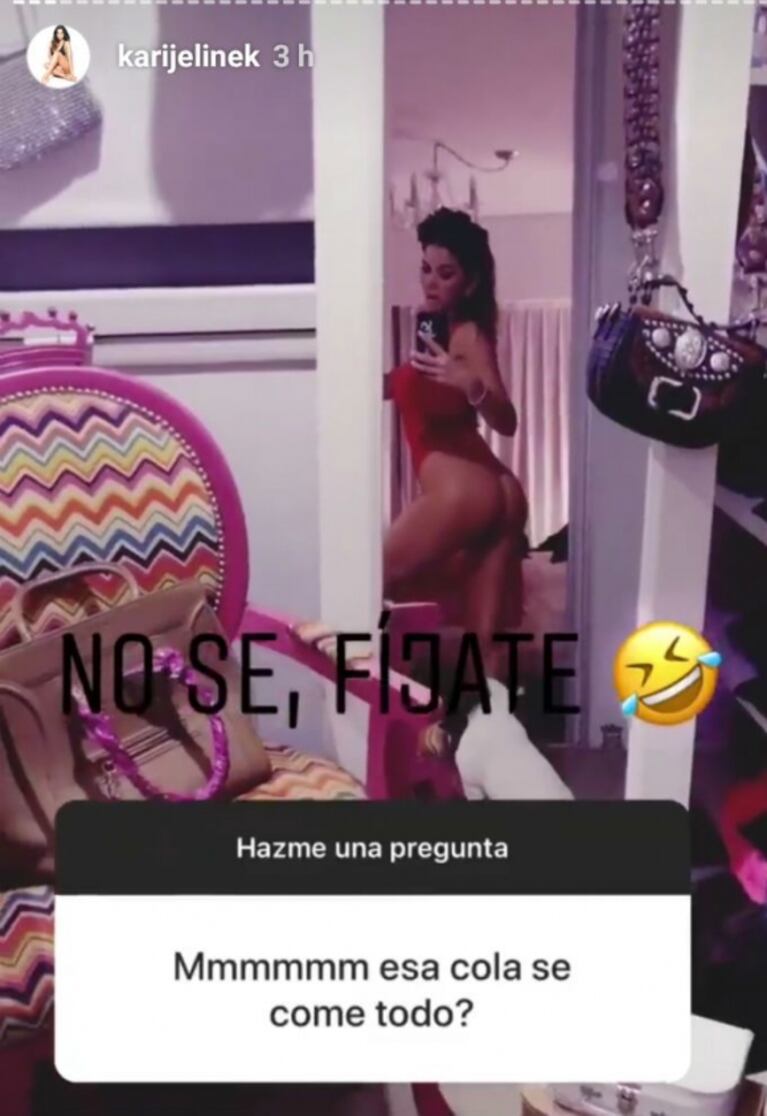 A Karina Jelinek le hicieron la pregunta más zafada ¡y sorprendió con la respuesta!: "Las dos si te alcanza"