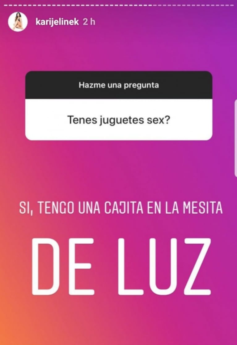 A Karina Jelinek le hicieron la pregunta más zafada ¡y sorprendió con la respuesta!: "Las dos si te alcanza"
