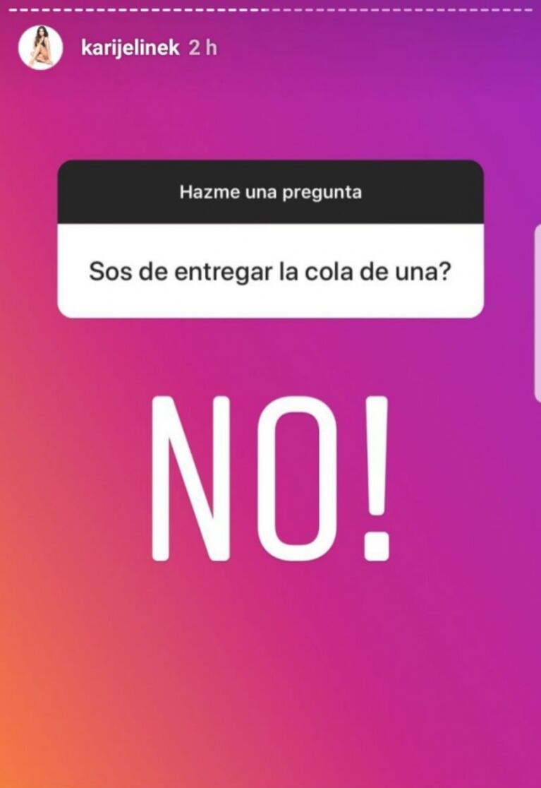 A Karina Jelinek le hicieron la pregunta más zafada ¡y sorprendió con la respuesta!: "Las dos si te alcanza"