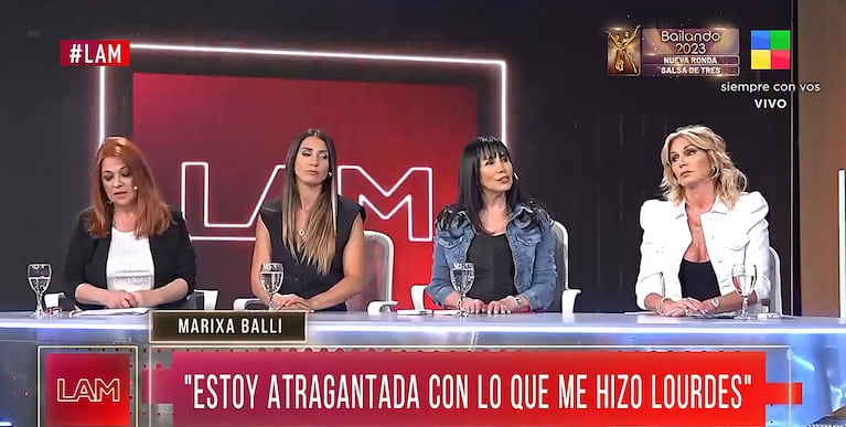 A Marixa Balli la bajaron a último momento del Bailando y estalló de bronca: “Estoy atragantada”