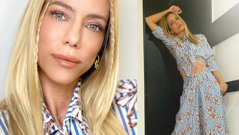 A Nicole le encantó su look con trencitas.