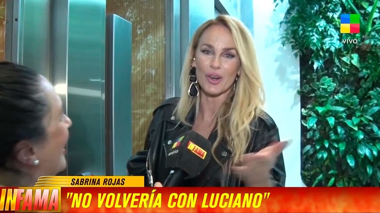 A Sabrina Rojas le preguntaron si volvería a “chonguear” con Luciano Castro y fue contundente