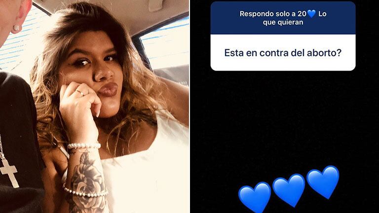 A un mes de ser madre, Morena Rial ratificó su posición en contra del aborto