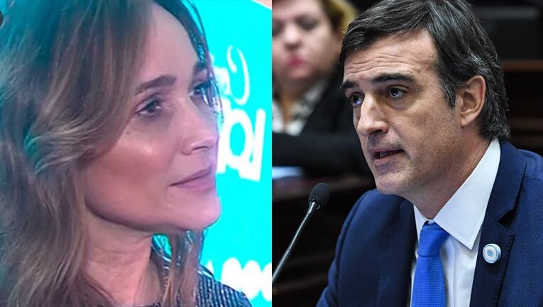 A Vero no le gustó nada el mensaje del Senador.