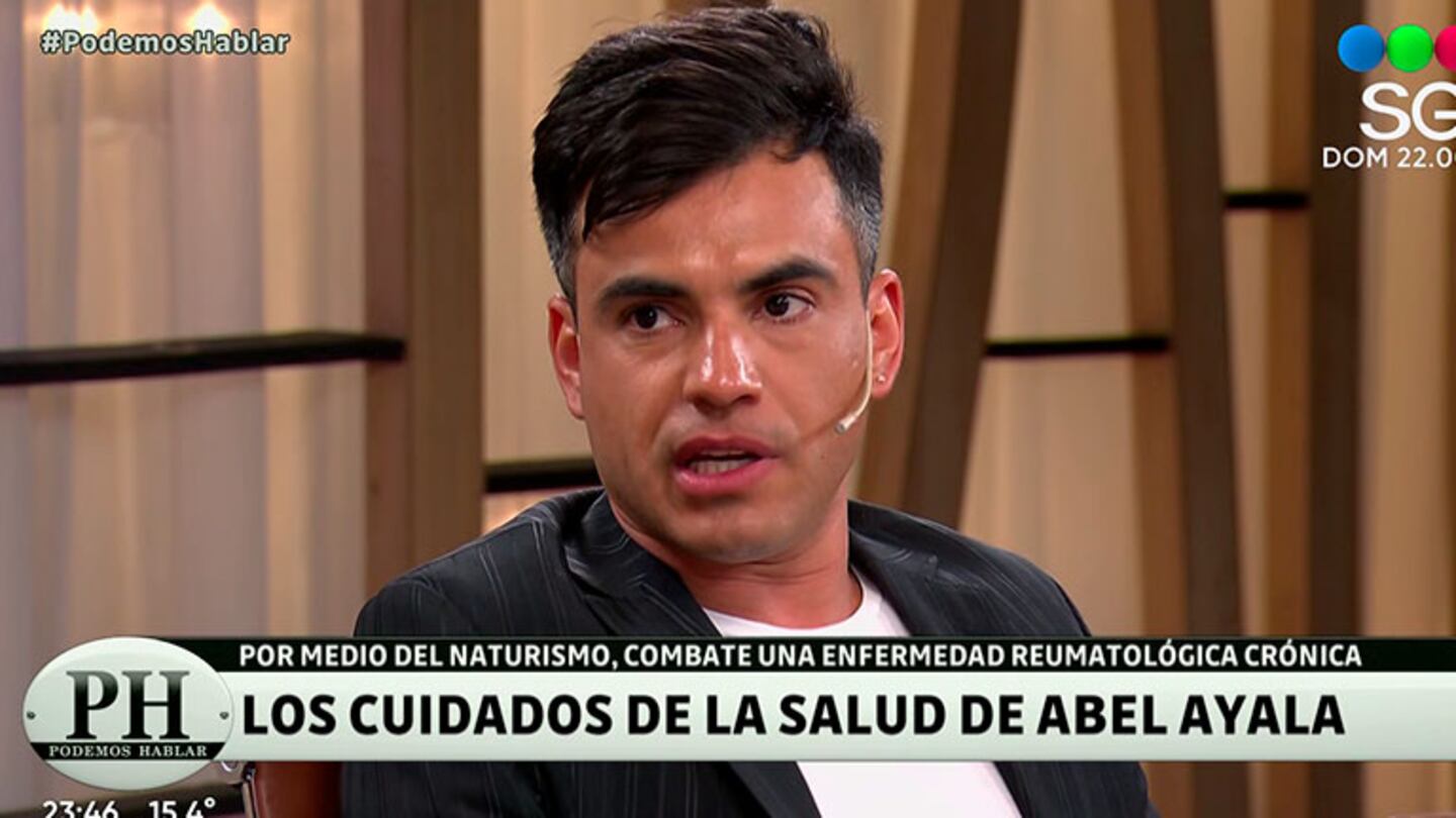 Abel Ayala reveló la singular terapia naturista que practica: Duermo en el piso y me ducho con agua fría