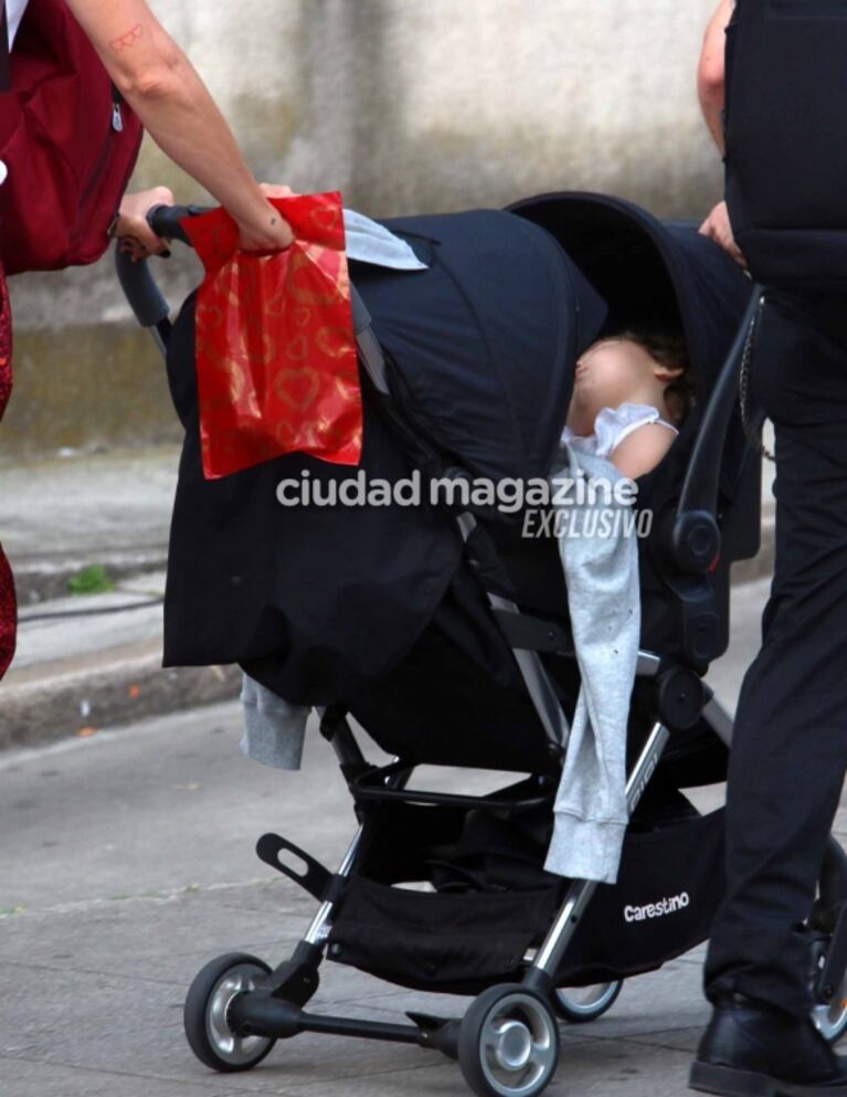 Abel Pintos participó del festejo por el Bicentenario de la UBA y su esposa lo acompañó con su hijo, Agustín