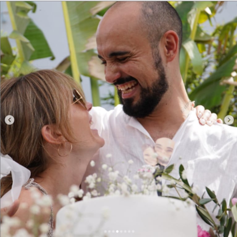 Abel Pintos se casó con Mora Calabrese en una ceremonia íntima en Chaco: el romántico álbum de bodas 