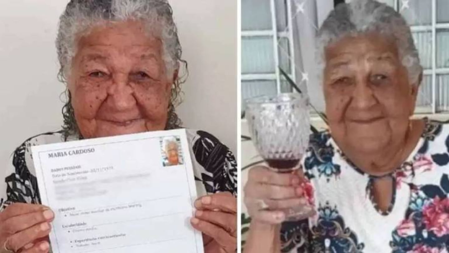 Abuelita de 101 años presentó su CV y buscaba trabajo “para comprar su vino y carne”