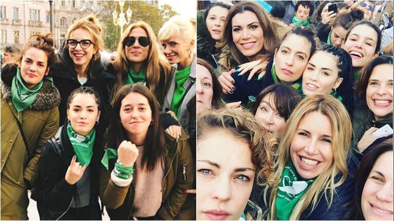 Actrices argentinas marcharon para pedir por la despenalización del aborto